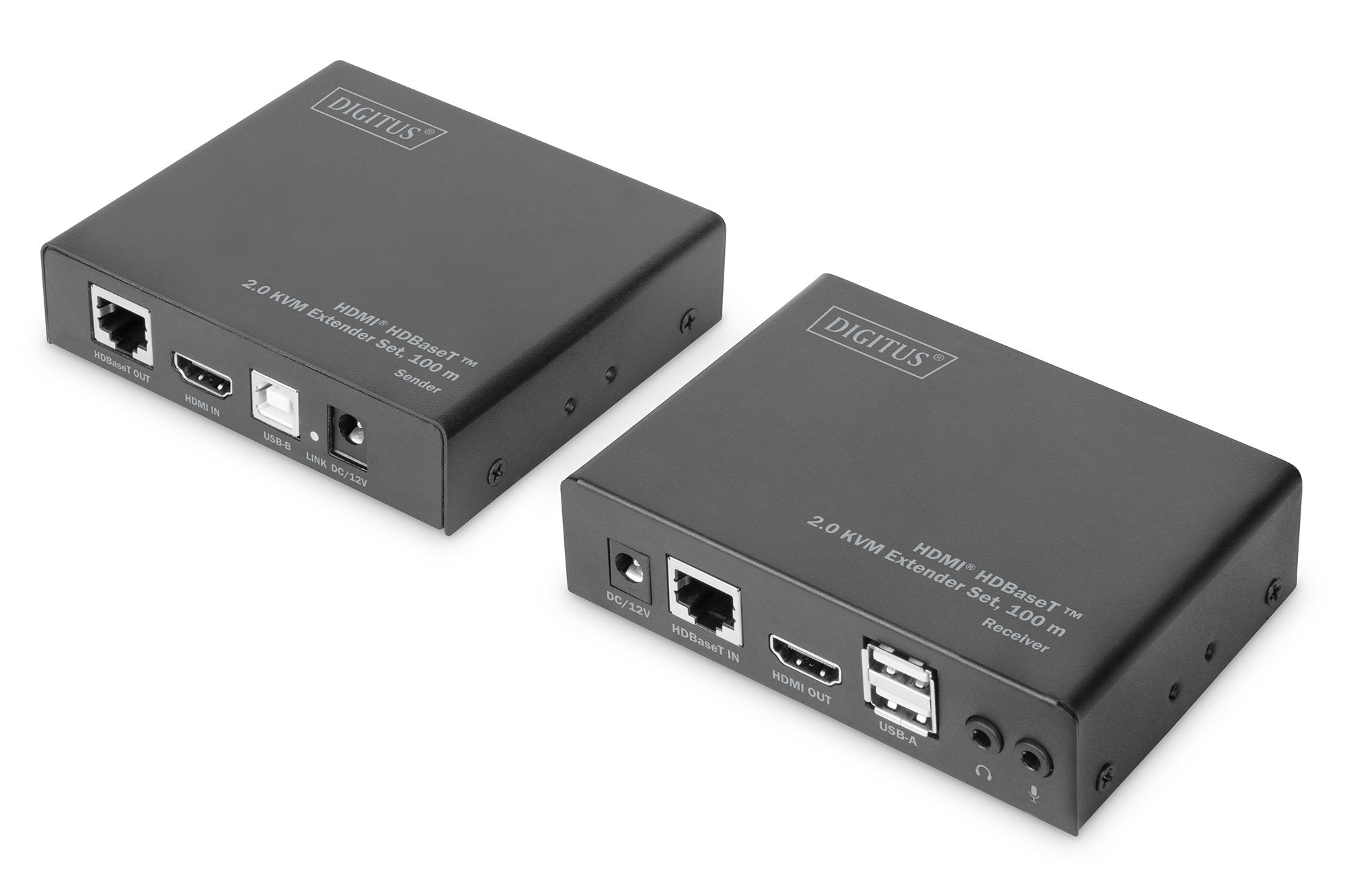 EAN 4016032472667 - Digitus DS-55505 extensor KVM Transmisor y receptor imagen 1