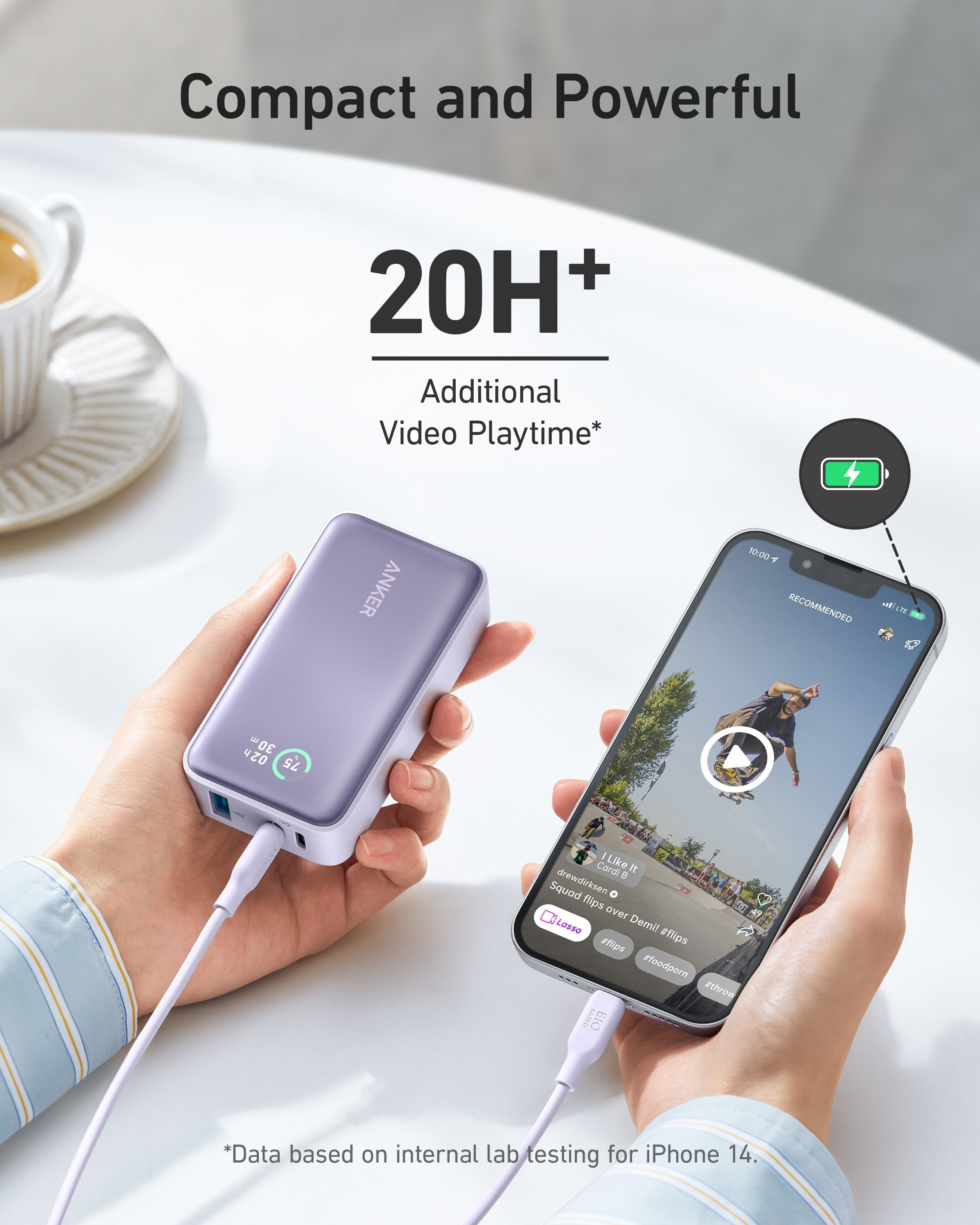 Anker 533 Power Bank B2b - Europe (Excluded Uk Plug) Negro Iteration 1