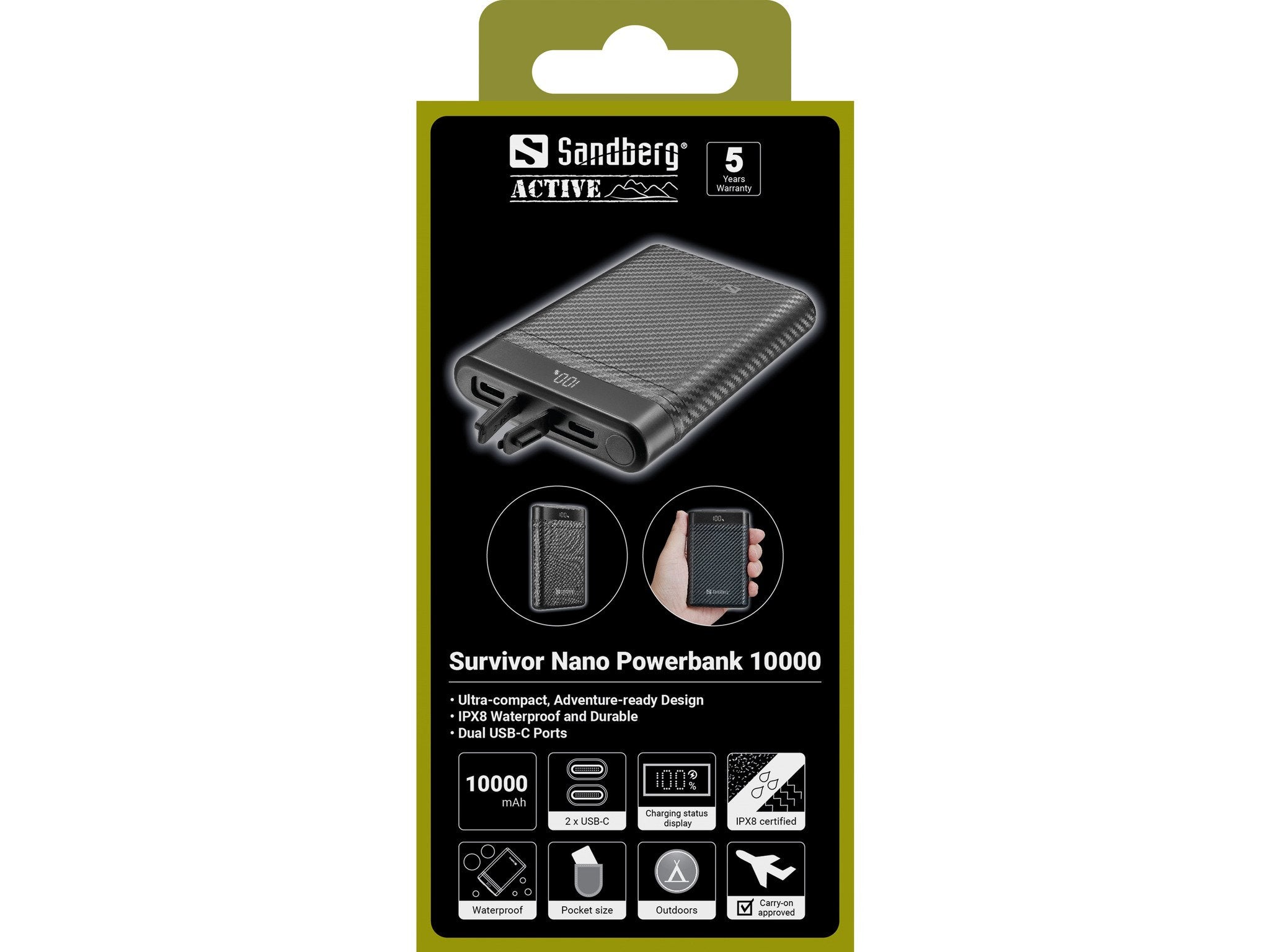 EAN 5705730421327 - Sandberg 421-32 batería externa Ión de litio 10000 mAh Negro imagen 4