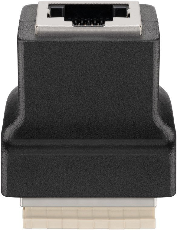 Goobay 76737 Cambiador De Género Para Cable Rj-45 8-Pin Negro
