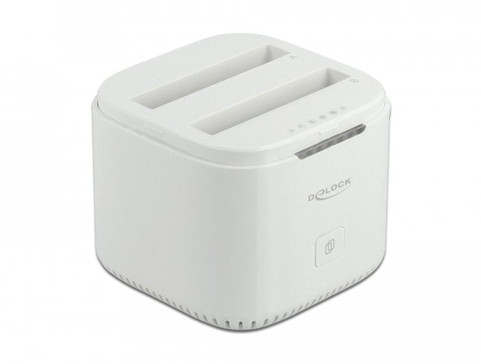 Delock 63084 Base De Conexión Para Disco Duro Usb 3.2 Gen 2 (3.1 Gen 2) Type-C Blanco