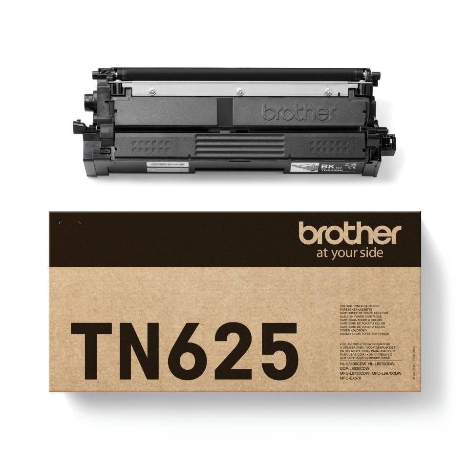 EAN 4977766843515 - Brother TN-625BK cartucho de tóner 1 pieza(s) Original Negro imagen 1