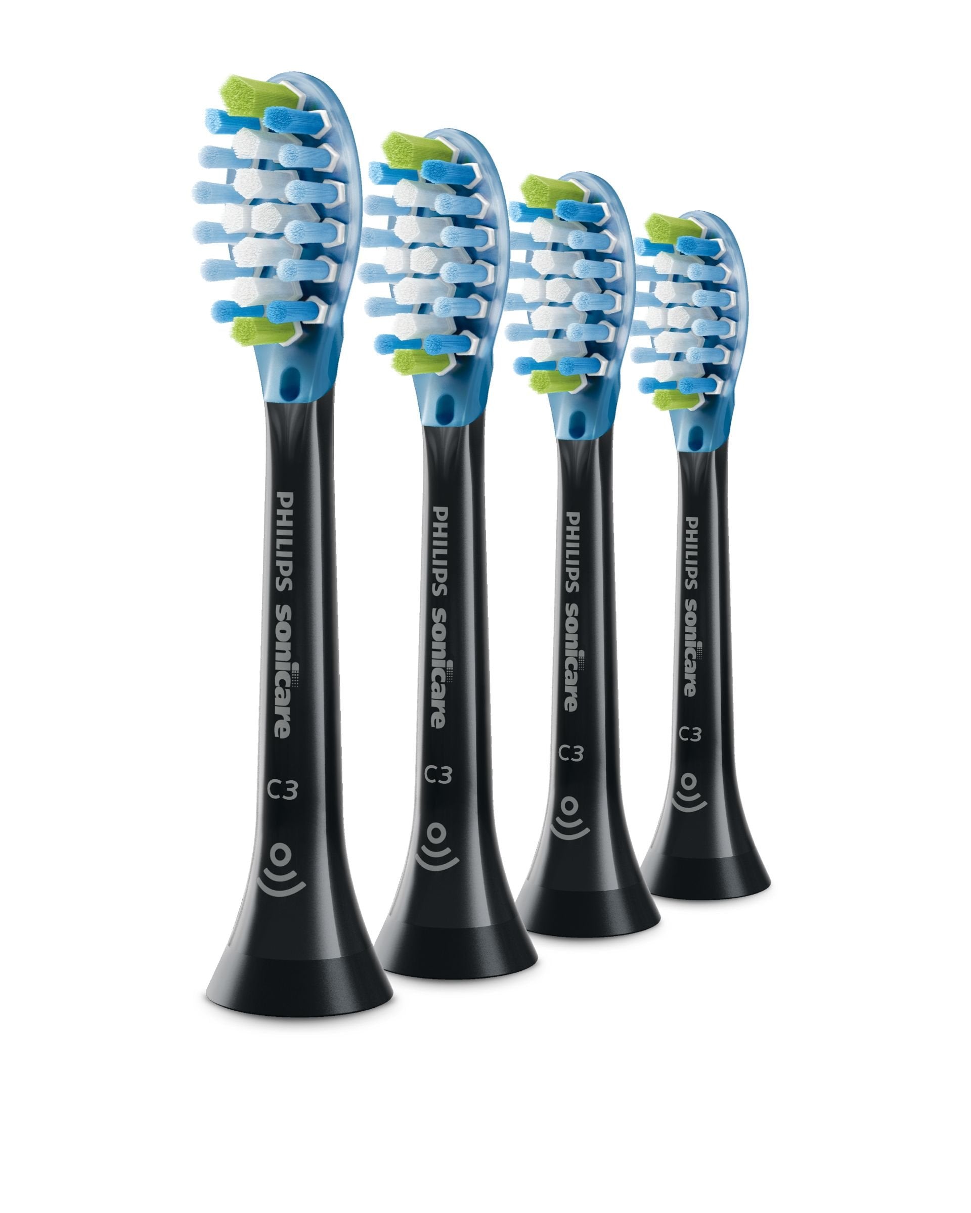 EAN 8710103805625 - Philips HX9044/33 cepillo de cabello 4 pieza(s) Negro imagen 1