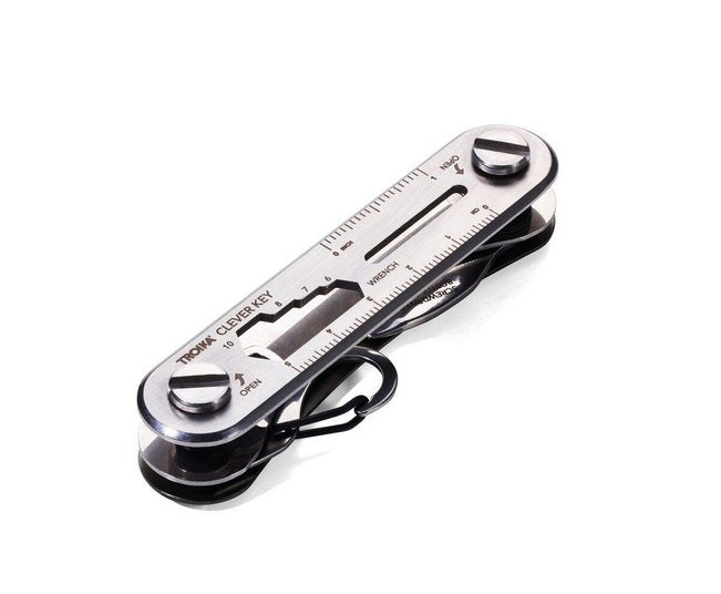 EAN 4024023119972 - TROIKA KCL81/TI llavero y llavero tipo cartera Funda de llaves Gris imagen 2