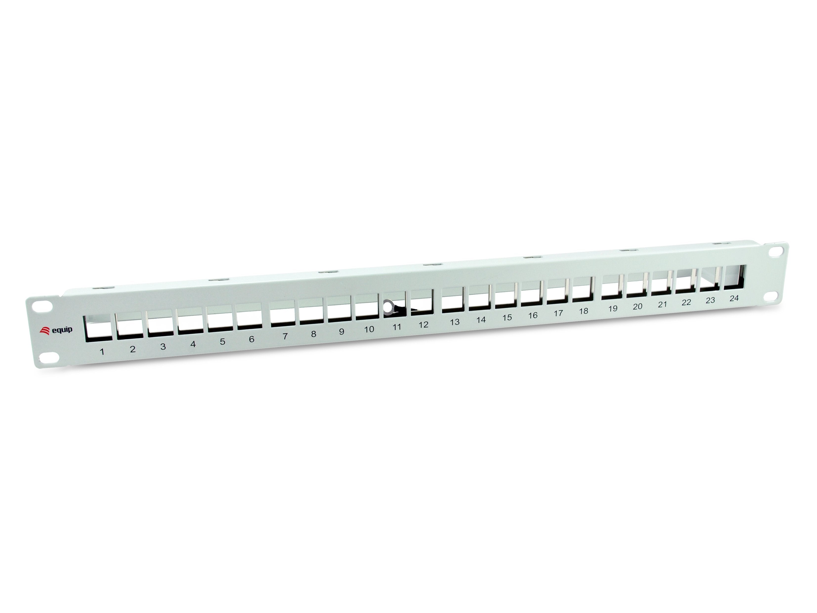 Equip Patchpanel 24x Cat6a 19" Ftp 1he Keymone Montage Ws