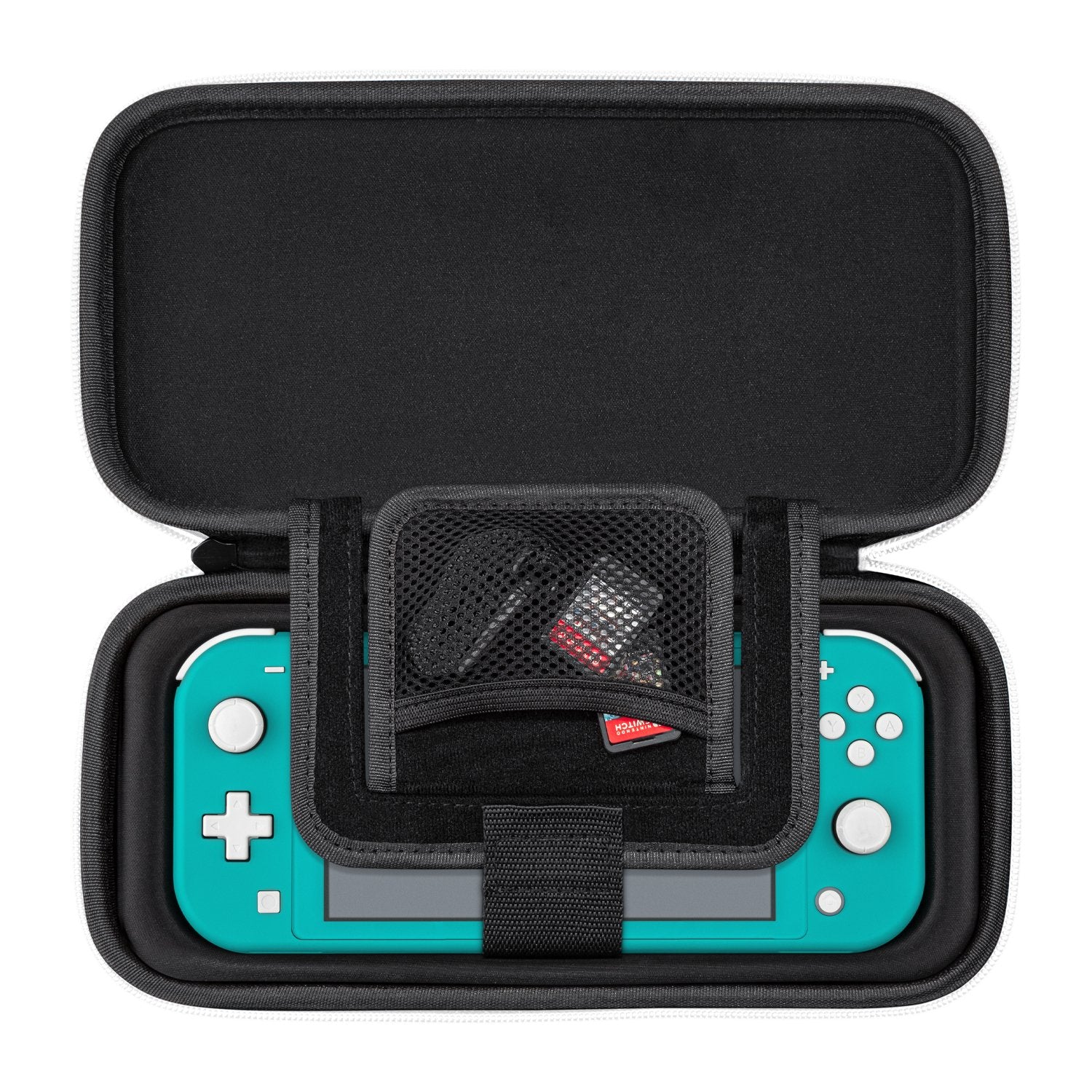 EAN 0708056068745 - PDP Slim Deluxe: Black & White Funda protectora rígida Nintendo Negro, Blanco imagen 6