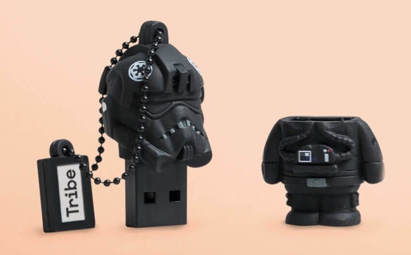 Pendrive Tribe 2.0 16gb Piloto Caza Tie Star Wars