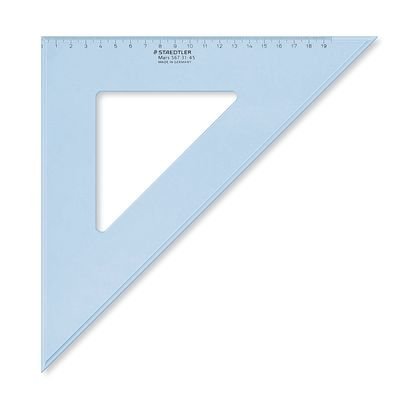 Maedtler Zeichendreieck 31cm 45 45 Gr. Tr.Bl
