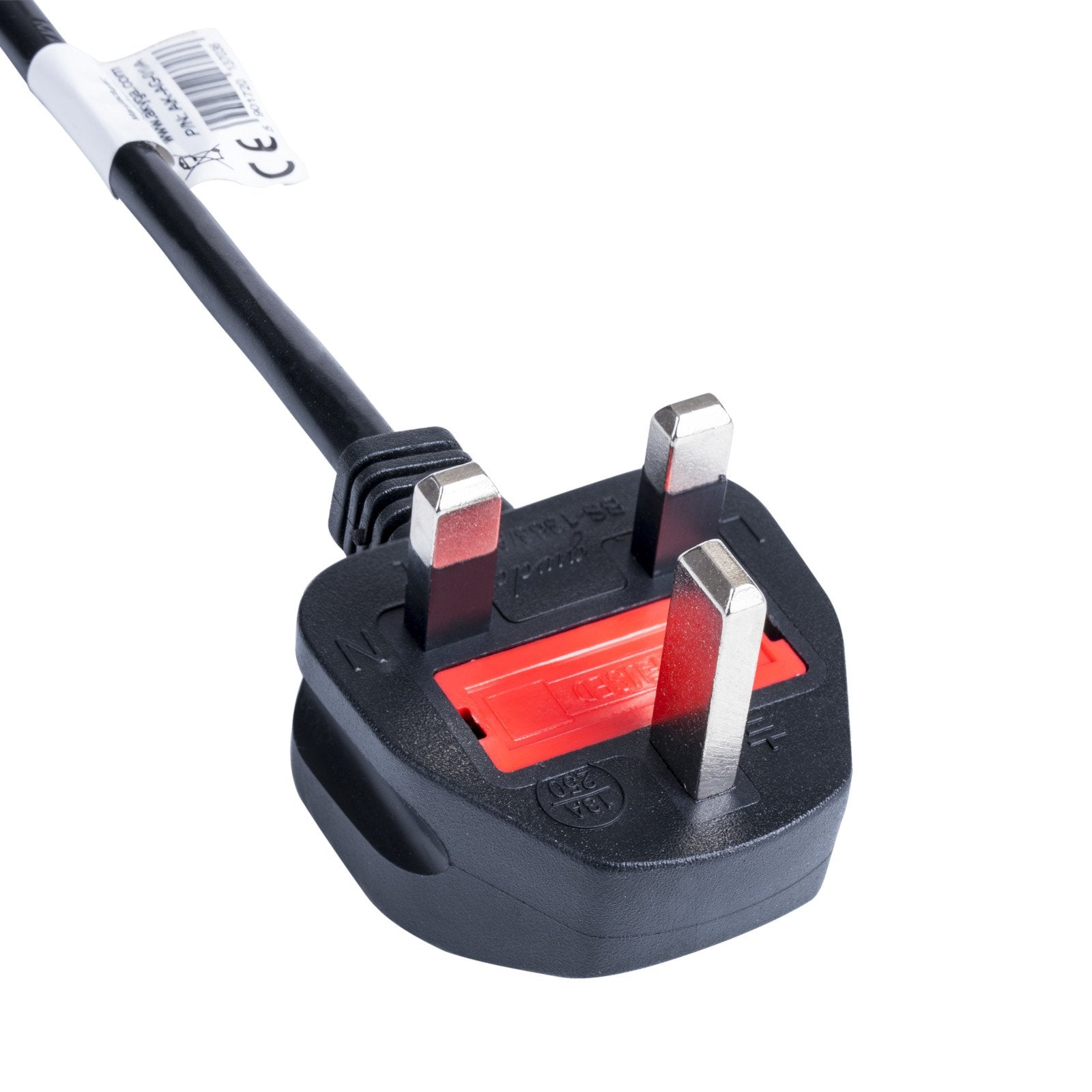 Akyga Cable Alimentacion Ak-Ag-01a British Cca Bs 1363 Type G / Iec C13 1.5 M Uk