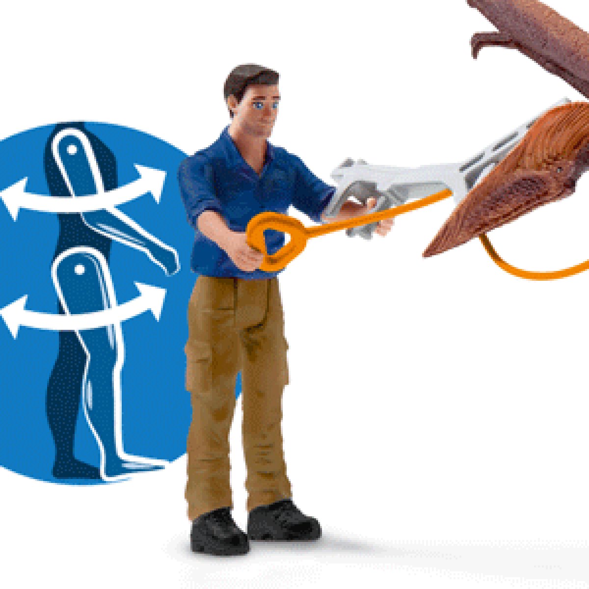 EAN 4059433375779 - schleich Dinosaurs Jetpack Chase imagen 6