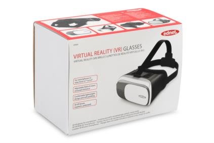EAN 4054007870001 - Ednet 87000 dispositivo de visualización montado en un casco Gafas de realidad virtual 300 g Negro, Gris, imagen 4