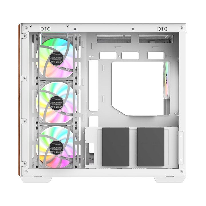 Thermaltake View 380 Ws Argb (Blanco/Holz, Tempered Glass X 2, Holz-Struktur) Ca-1z2-00m6wn-Ws
