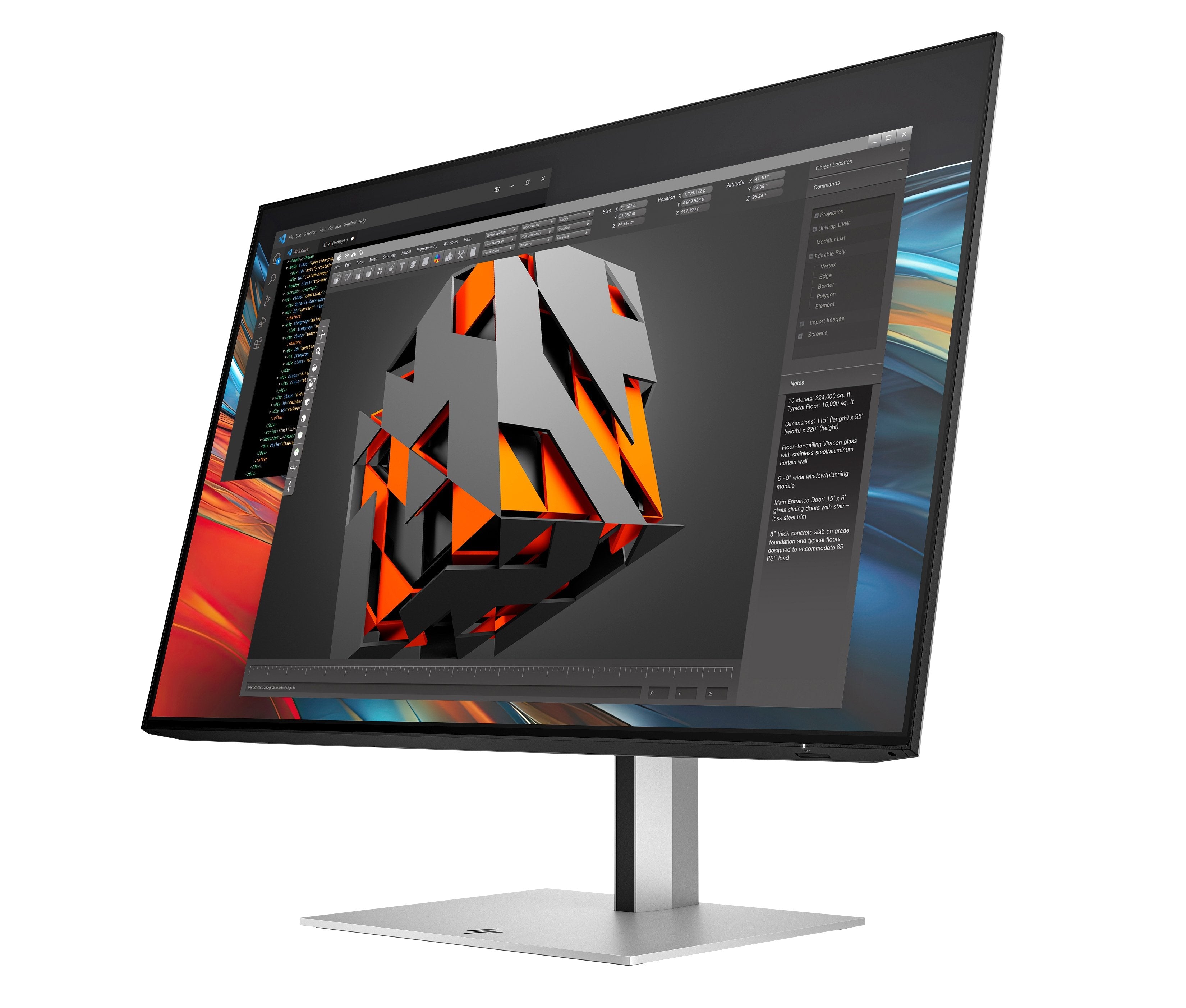 EAN 5715063476154 - HP Series 7 Pro 24 inch WUXGA Monitor - 724pn pantalla para PC 61 cm (24") 1920 x 1200 Pixeles LCD Negro, imagen 6