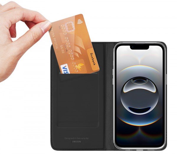 EAN 4250686414950 - nevox 2495 funda para teléfono móvil 15,5 cm (6.1") Folio Negro imagen 3