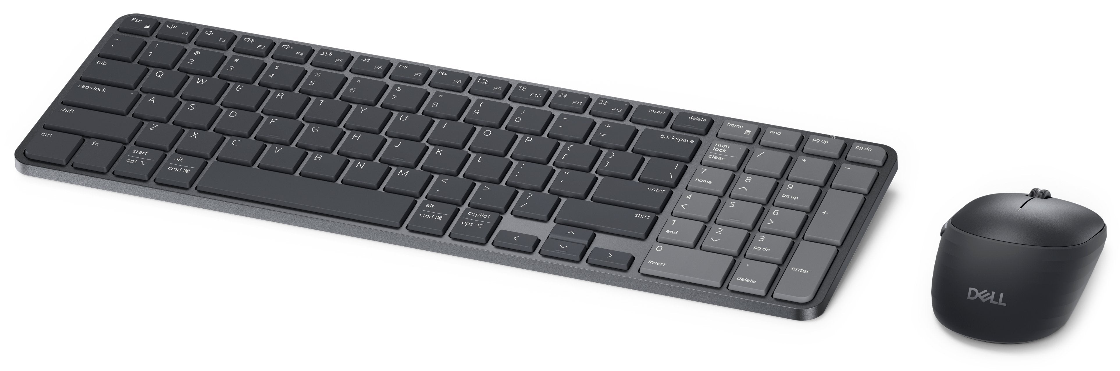 Dell Pro 7 Rechargeable Compact Keyboard And Mouse - Km746 - Us International (Qwerty)