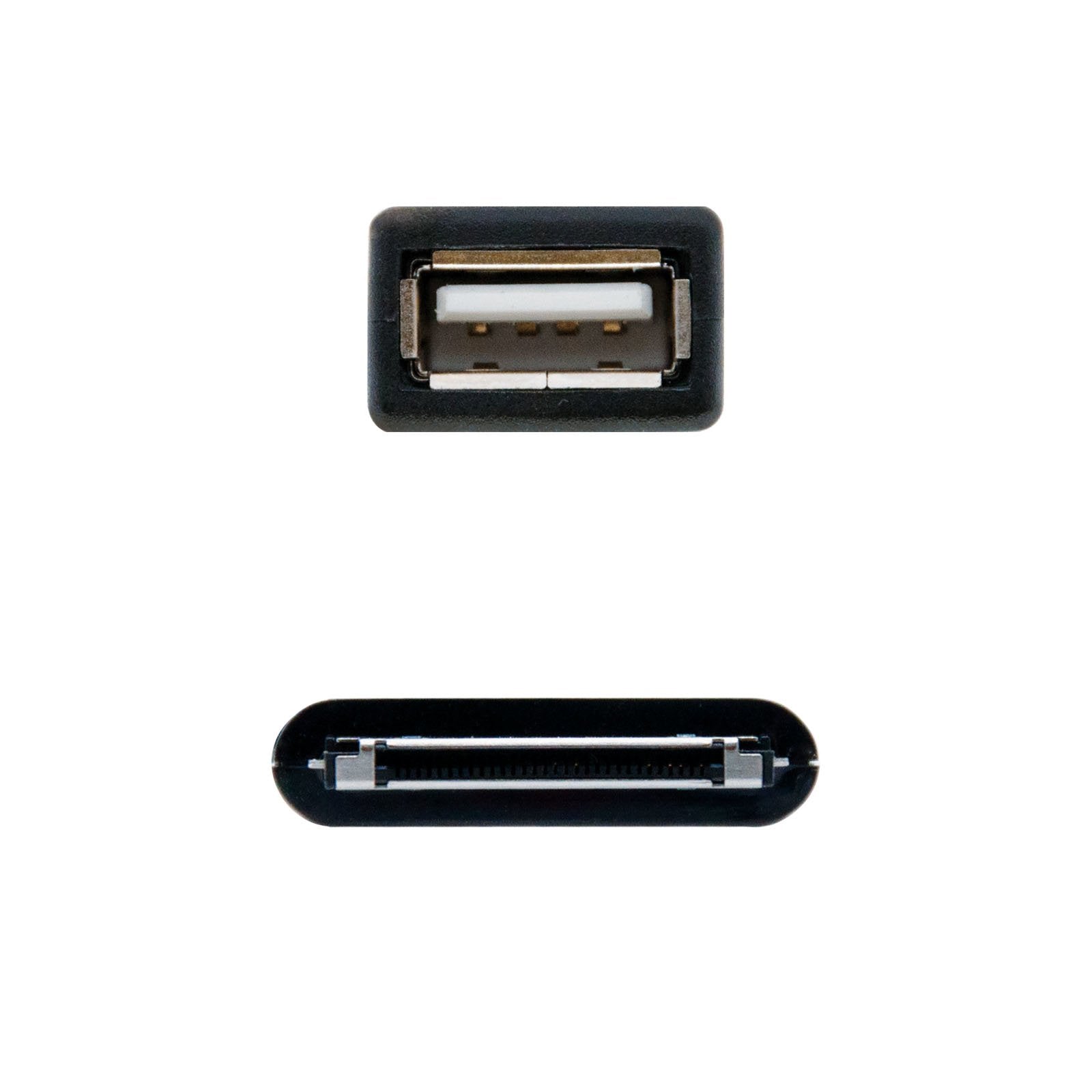 Cable Usb 2.0 Otg Samsung 30p/M-A/H Negro 15 Cm