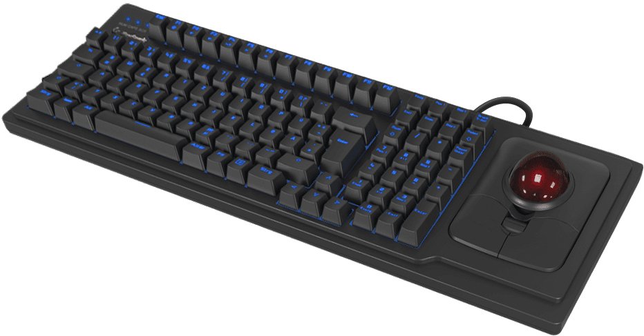 Keysonic Ksk-8202elu-T, Keyboard Black, Diseño Del Reino Unido 61103