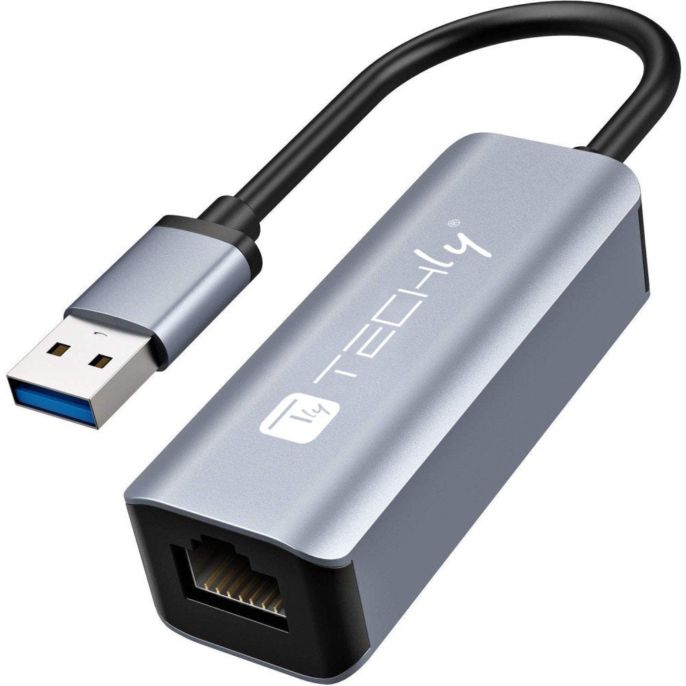 Techly Idata Usb-Etgiga-Aa Adaptador/Tarjeta De Red Usb-A 3.0 A Rj45 Gigabit