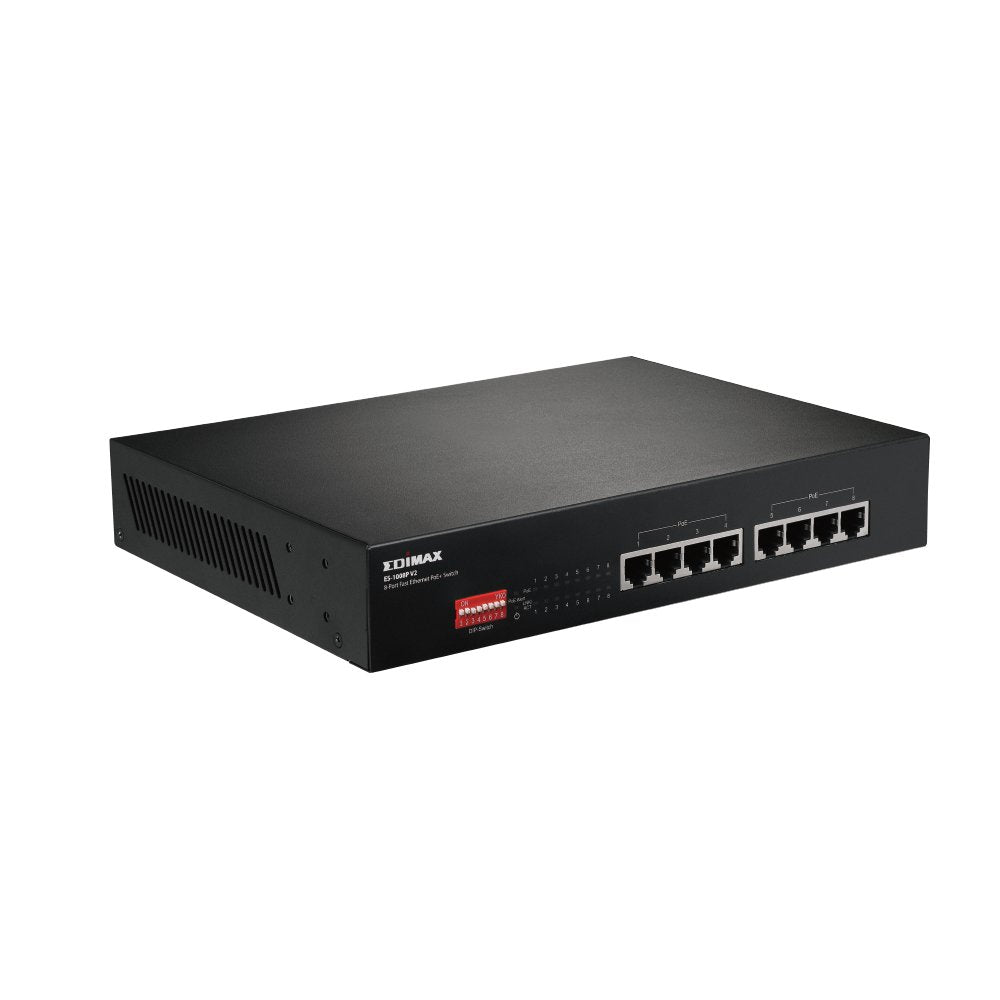 Edimax Es-1008p V2 Switch 8x10/100mbps Poe+