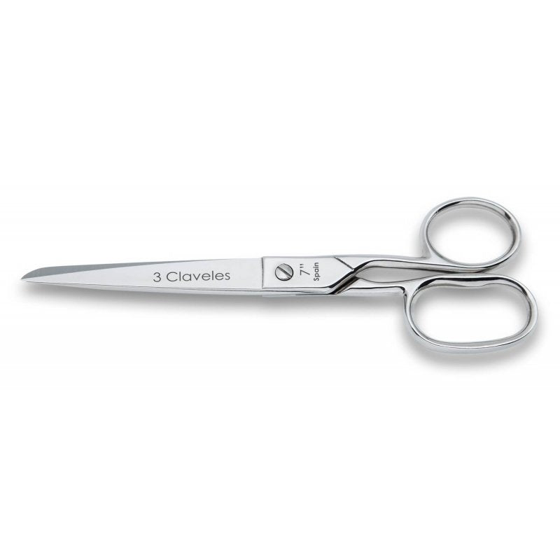 3 Claveles - Tijeras De Modista Profesionales, Varios Usos, 18 Cm - 7"