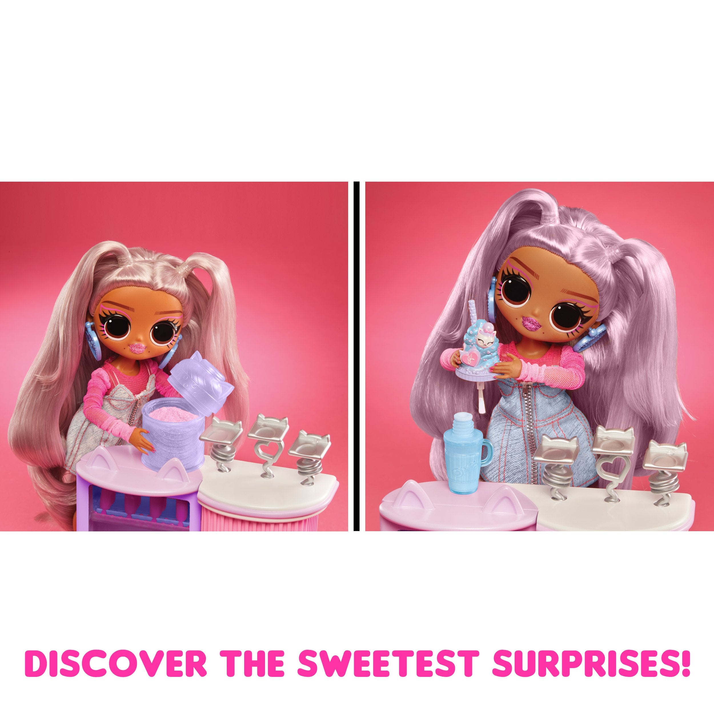 Muñeca Mga Entertainment L.Ol Surprise Omg Sweet Nails - Kitty K Café