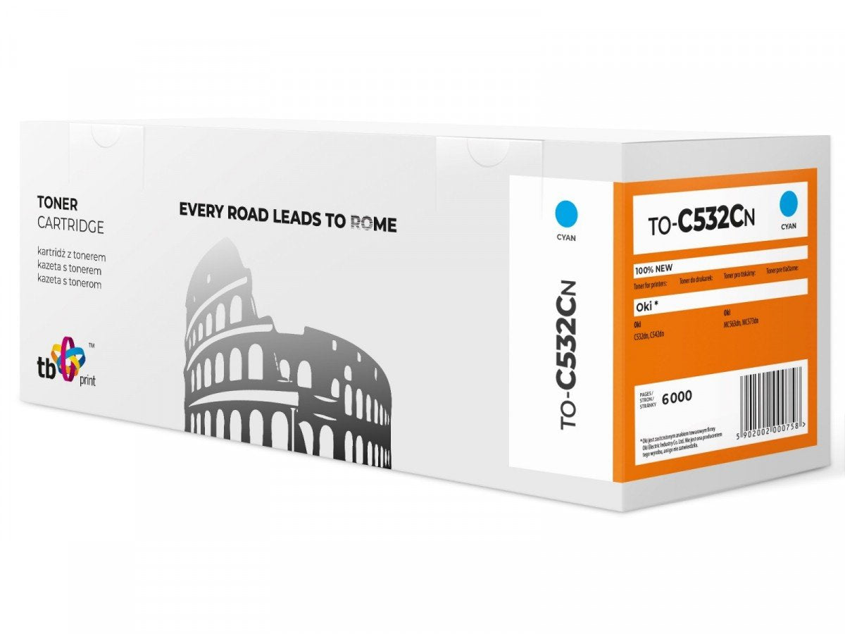 EAN 5902002000758 - TB Print TO-C532CN cartucho de tóner 1 pieza(s) Compatible Cian imagen 1