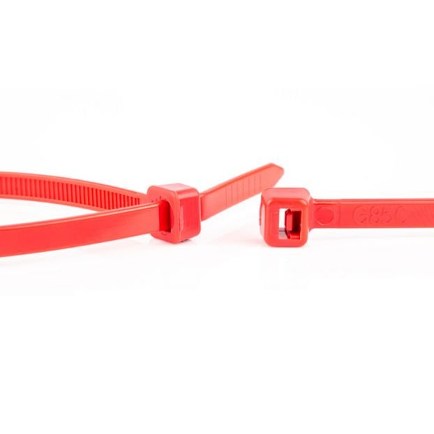 EAN 8717278572161 - WKK 11032271 presilla Brida reutilizable Plástico Rojo 100 pieza(s) imagen 2