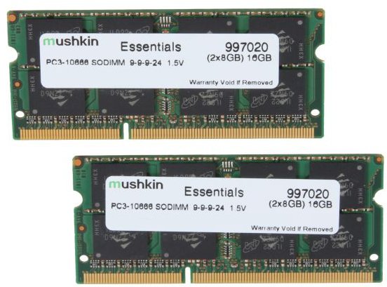 EAN 0846651016447 - Mushkin SO-DIMM 16GB DDR3 Essentials módulo de memoria 2 x 8 GB 204-pin SO-DIMM imagen 1