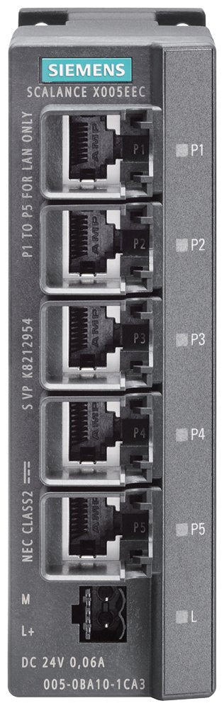Siemens 6gk50050ba101ca3 6gk5005-0ba10-1ca3 Red Switch - - 0.1 - - 0.1 - Switch - 0,1 Gbps