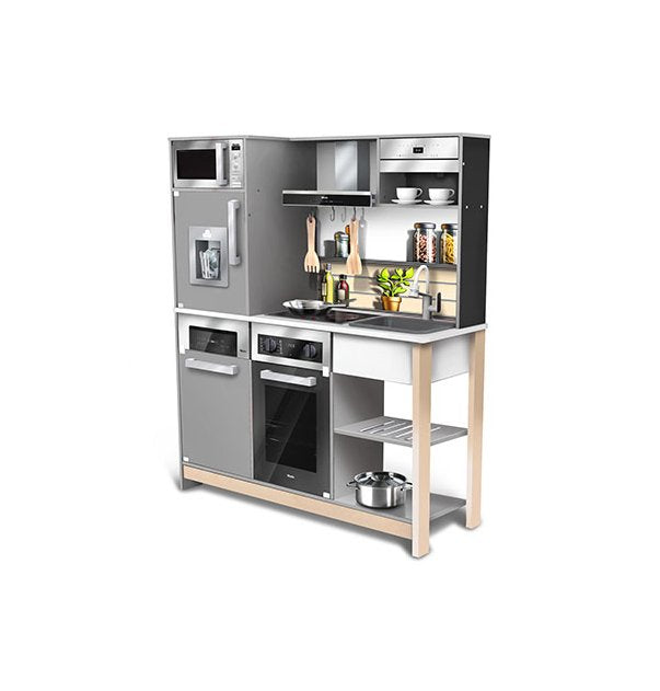 Cocina De Juguete Theo Klein Miele Family Cocina De Madera, Gris 7194