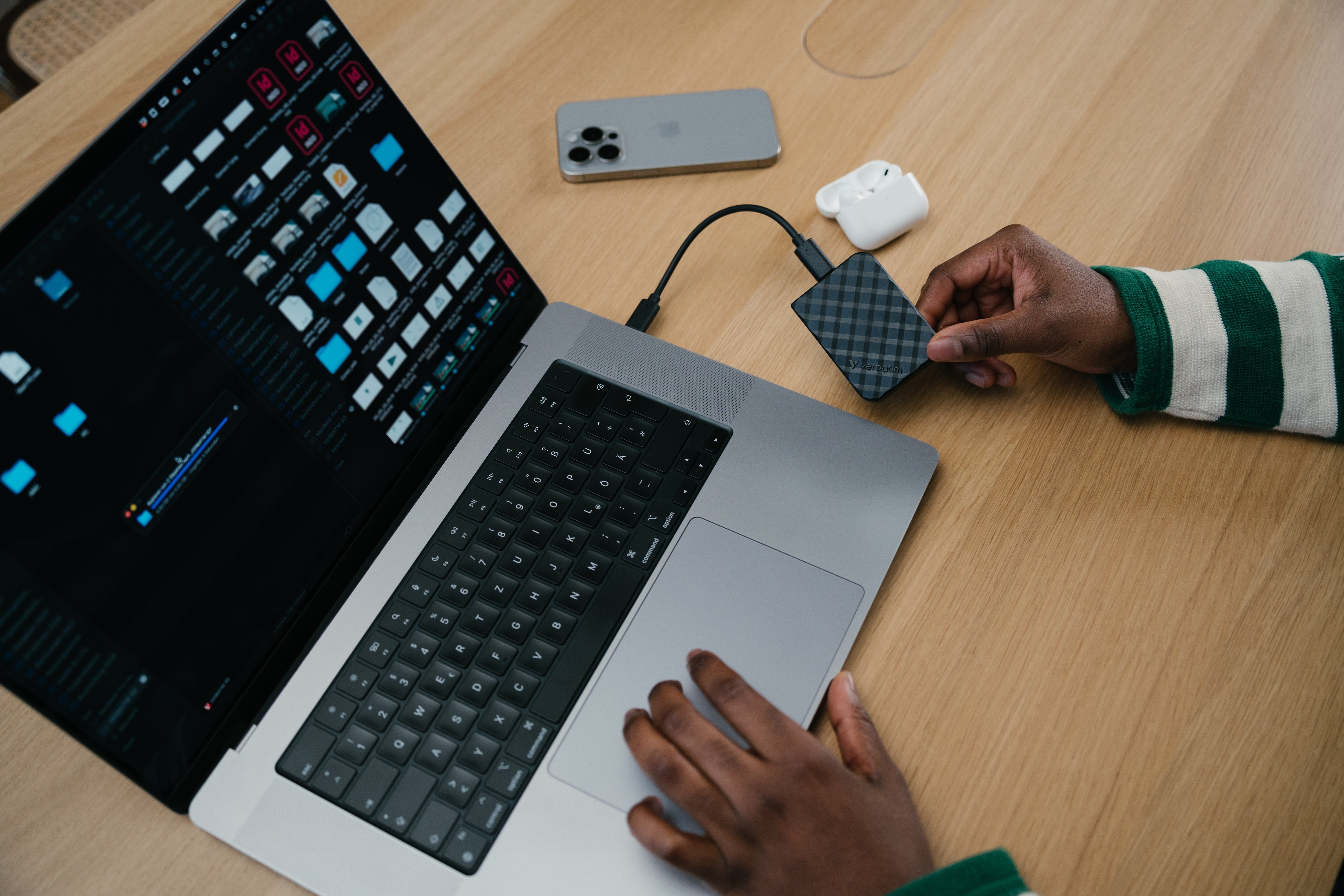 Verbatim Ssd 1tb, Usb 3.2, Tipo-C, Mini Diamond, Negro