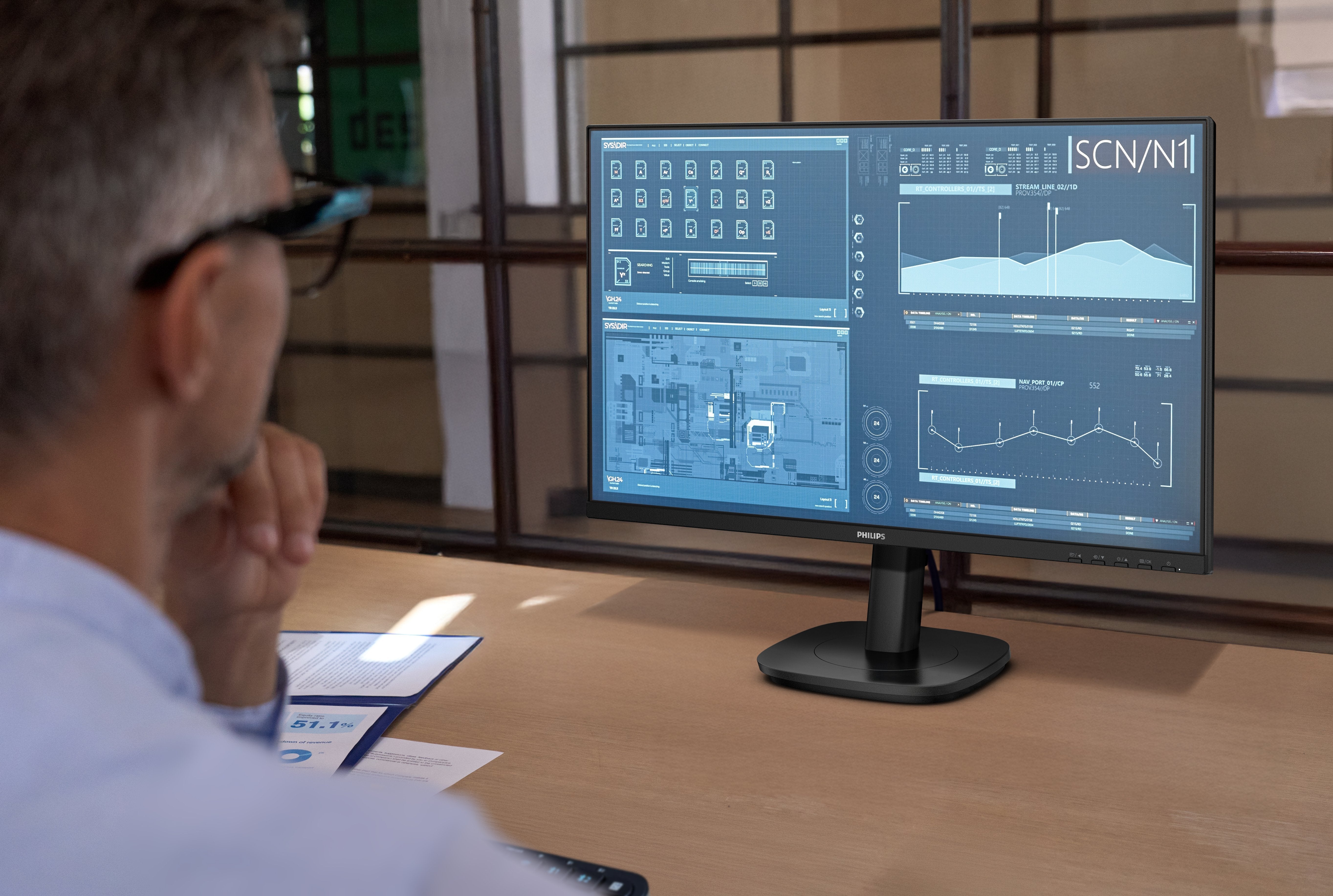 Monitor Philips 3000 Series 27b2u3601/00 27" 2560 X 1440 Pixeles Quad Hd Lcd Negro