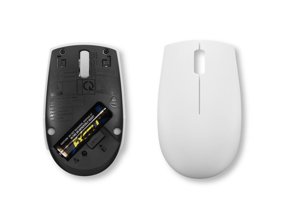 Ratón Lenovo 300 Wireless Mouse?Grey Ambidextro Rf Inalámbrico Óptico 1000 Dpi