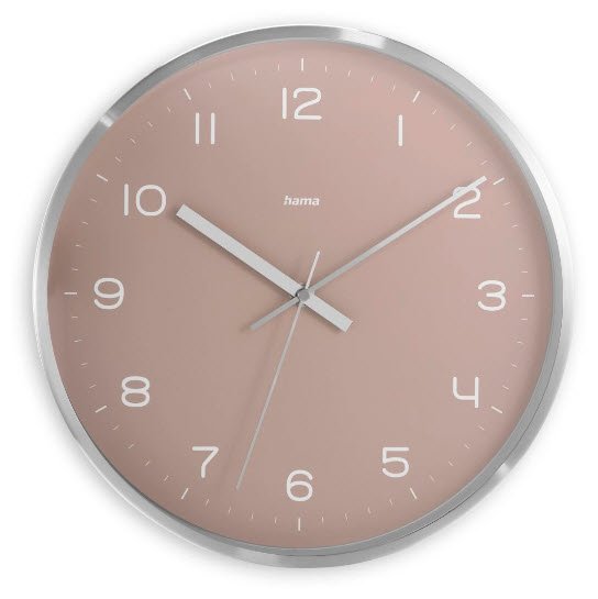 EAN 4047443520838 - Hama Fiji Reloj radiocontrolado Círculo Rosa, Plata imagen 1