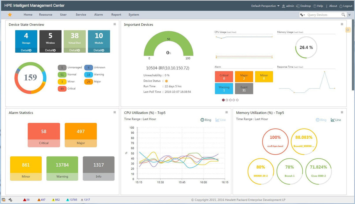 Hewlett Packard Enterprise Imc Intelligent Analysis Reporter Software E-Ltu Descarga Electrónica De Software (Esd, Electronic Software Download)