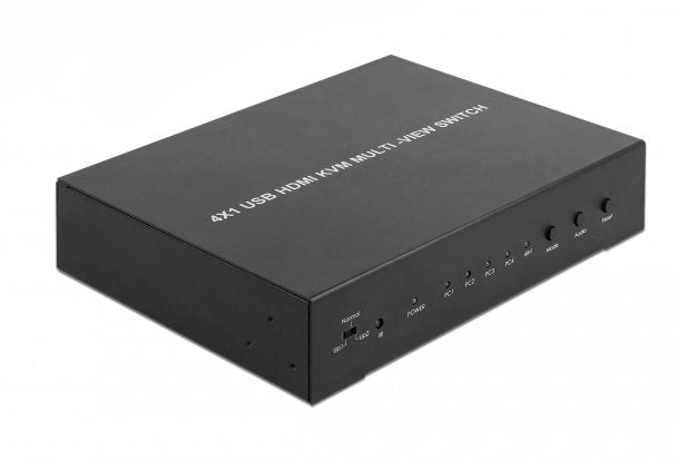Delock Kvm 4in1 Multiview Switch 4x Hdmi Usb 2.0, Interruptor Kvm 11488