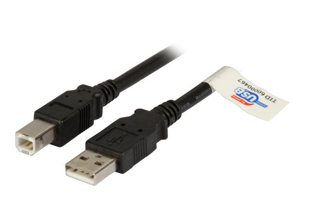 Efb Elektronik K5256sw.0,5 Cable Usb 0,5 M 2.0 Usb A Usb B Negro