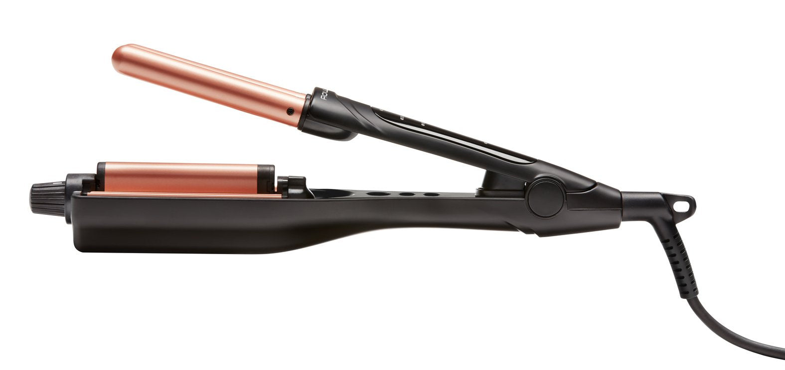 Plancha Rowenta Waves Addict Cf4710f0 Con Múltiples Accesorios Caliente Negro, Oro