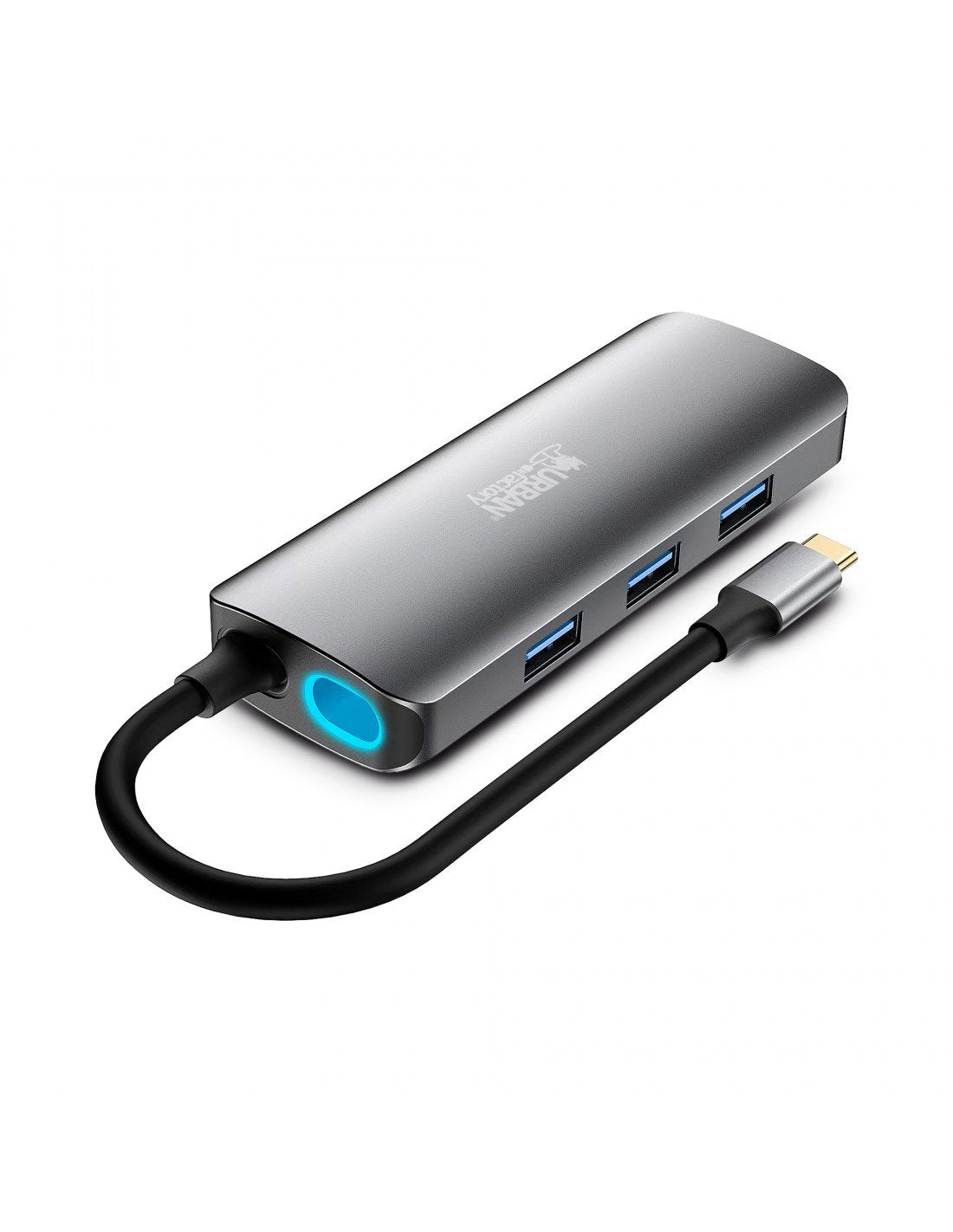 EAN 0888225023697 - Urban Factory MHC55UF base para portátil y replicador de puertos Alámbrico USB 3.2 Gen 1 (3.1 Gen 1) Type imagen 4