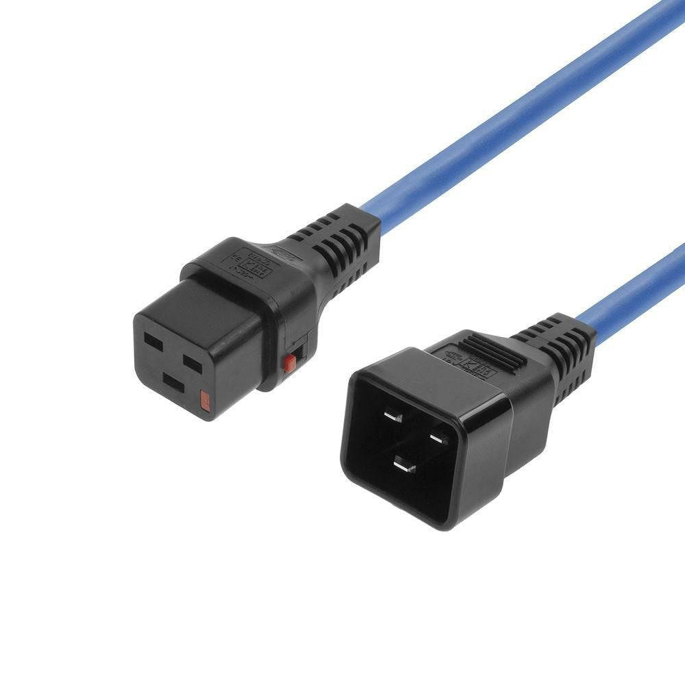 Powercord C19 Iec Lock - C20 Blue 1 M, Pc1357