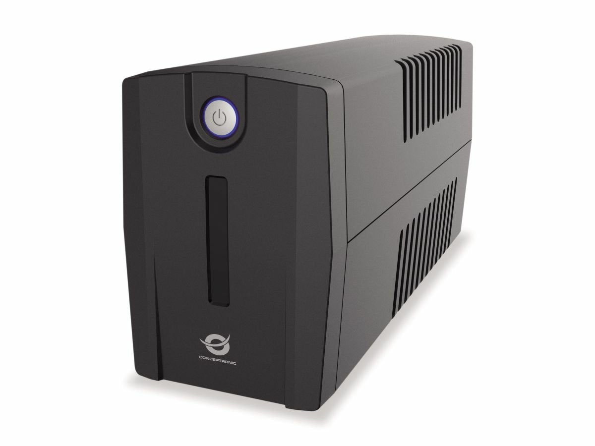 Conceptronic Zeus Usv 1000va 600w Schuko Ups Mart Lan Sw