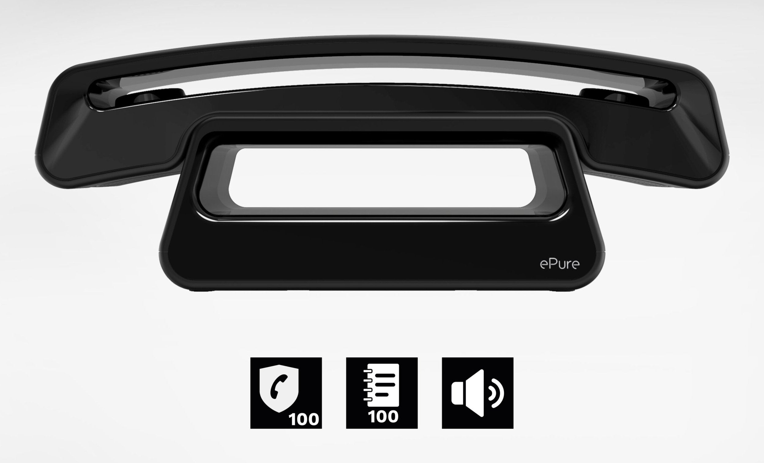 EAN 3700601428155 - Alcatel ePure#3 Iconic Teléfono DECT Identificador de llamadas Negro imagen 1