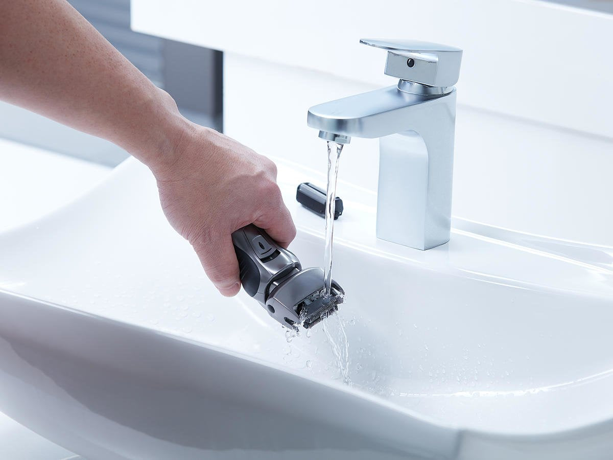 Máquina De Afeitar Panasonic Es-Rw33 De Láminas Recortadora Negro, Plata