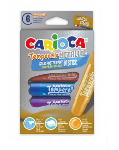 Carioca 42674 Tempera Sólido Multi