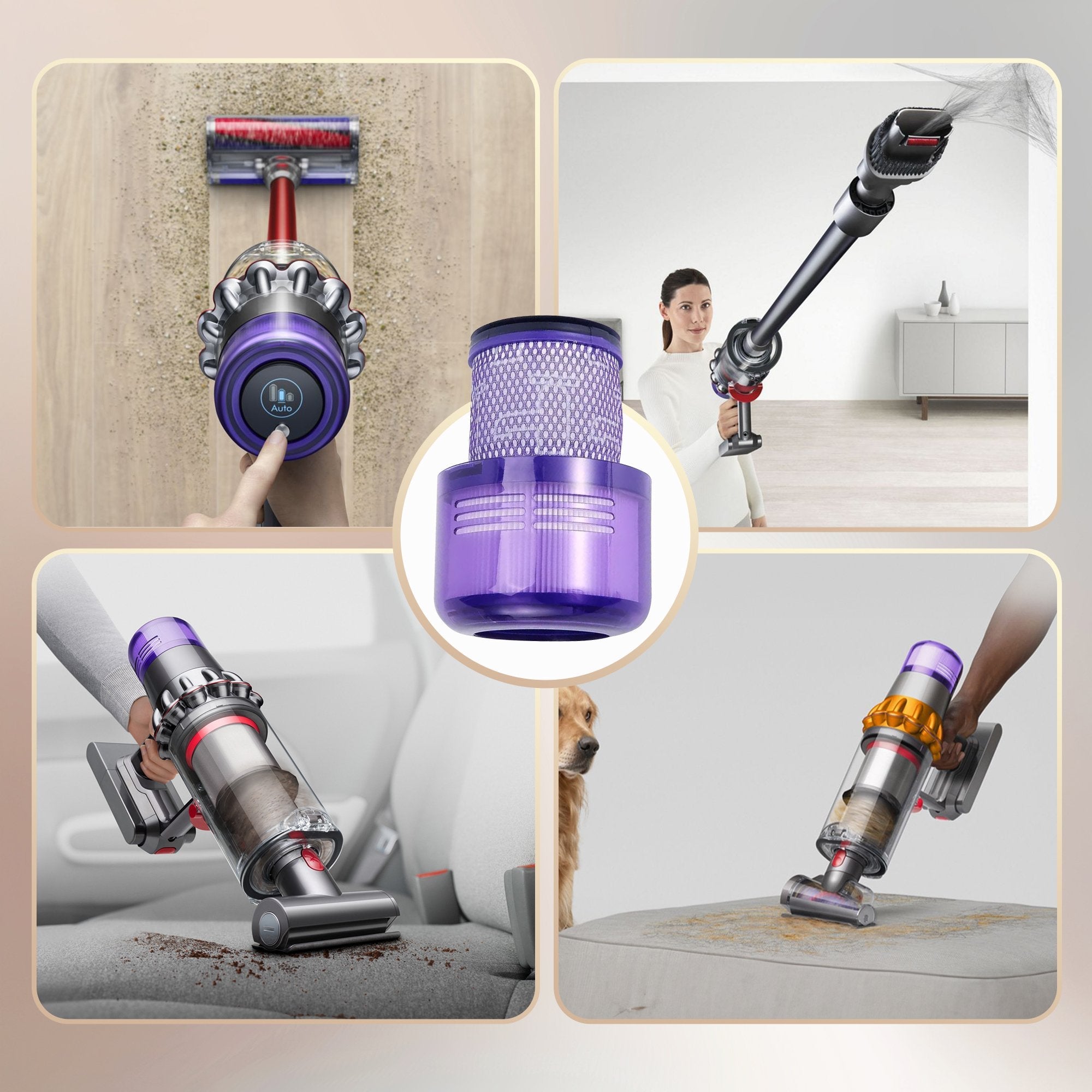 Filtry Do Odkurzaczy 3 Pcs Dyson V11/Sv14/Sv15/Sv16/Sv17 Stick