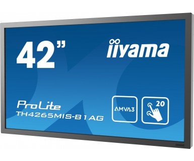 Monitor Iiyama Prolite Th4265mis-B1ag Pantalla Táctil 42" 1920 X 1080 Pixeles Multi-Touch Negro