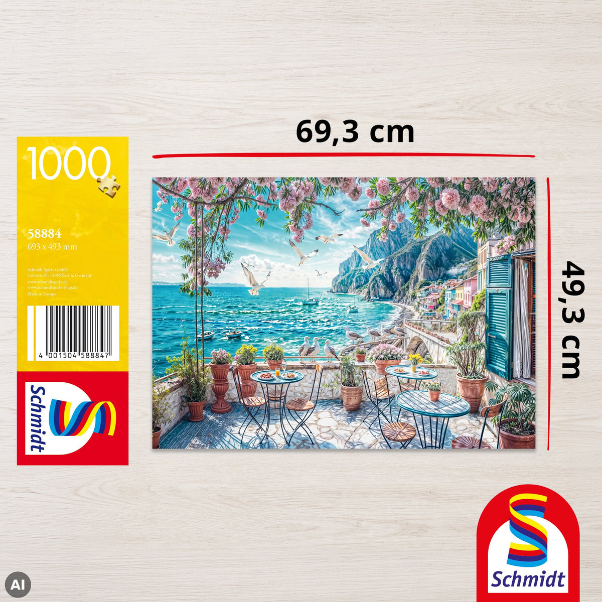 EAN 4001504588847 - Schmidt® Spiele 58884 puzzle Puzzle rompecabezas 1000 pieza(s) Paisaje imagen 2