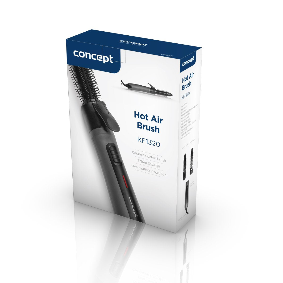 EAN 8595631007754 - Concept KF1320 Utensilio de peinado Rizador de pelo Caliente Gris 600 W 1,75 m imagen 7