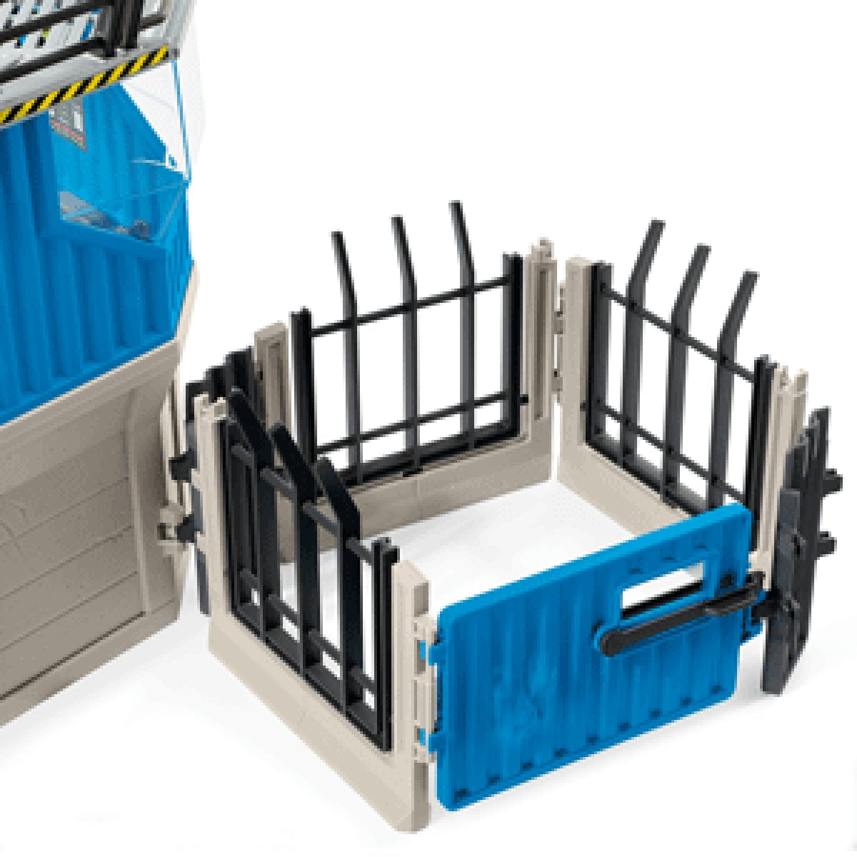 Schleich Dinosaurs Extend-A-Fence, 4 Año(S), Niño/Niña, Negro, Azul, Blanco