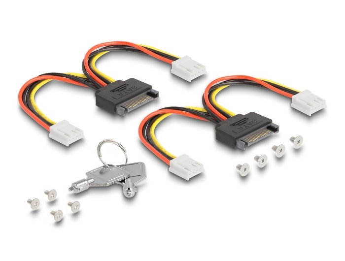 Delock 47111 Rack Móvil De 3.5" Para 4 X Ssd M.2 Nvme Con Conector Oculink Sff-8612 Delgado